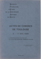 ACTES DU CONGRÈS DE TOULOUSE