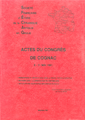 ACTES DU CONGRÈS DE COGNAC