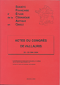 ACTES DU CONGRÈS DE VALLAURIS