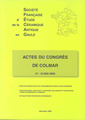 ACTES DU CONGRÈS DE COLMAR